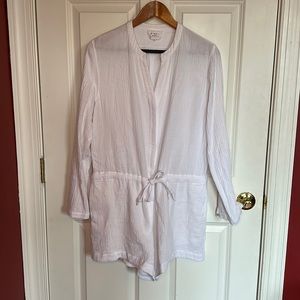 Bird & Knoll White Romper (Size Medium).